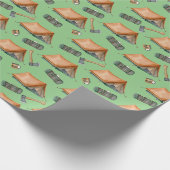 Rugzak Tent Bushcraft Camping Pattern Mok Cadeaupapier (Hoek)