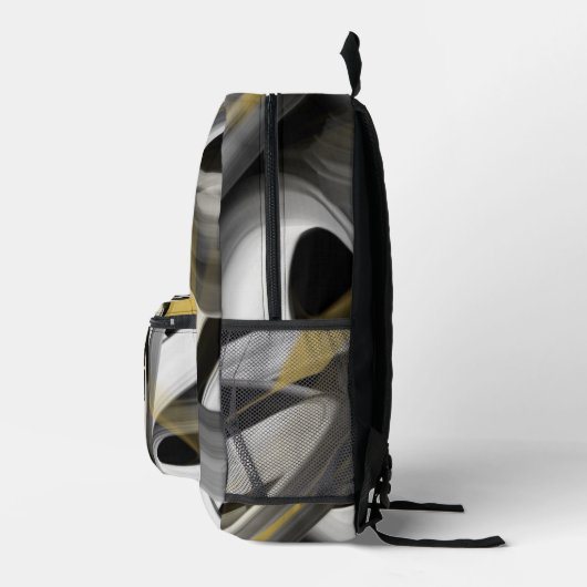 Rugzak Trend Abstract Art Zwart Wit Goud (Rechts)