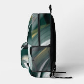 Rugzak Trend Abstract Art Zwart Wit Groen (Rechts)