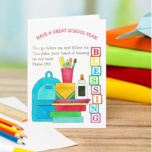 Rugzak van Zegeningen Terug naar School Kaart