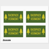 rugzak Vermont Rechthoekige Sticker (Vel)