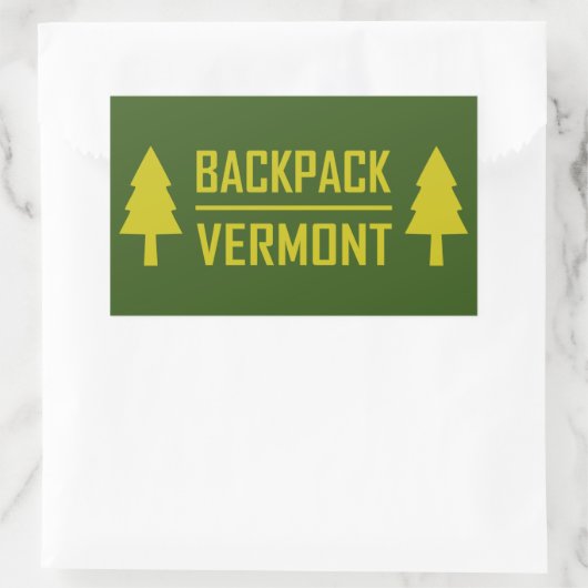 rugzak Vermont Rechthoekige Sticker (Tas)