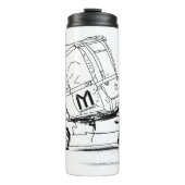 Rugzak voor auto's thermosbeker (Voorkant)