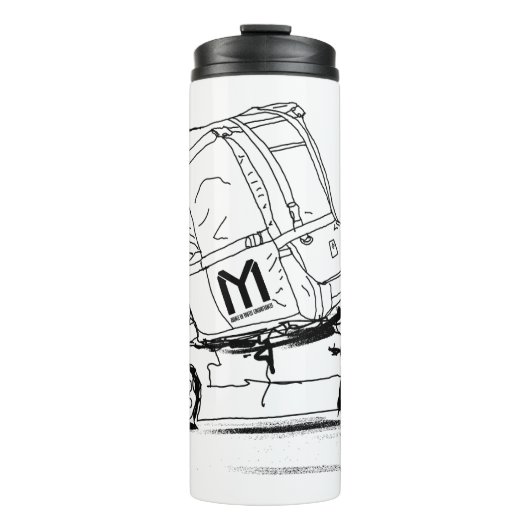 Rugzak voor auto's thermosbeker (Voorkant)