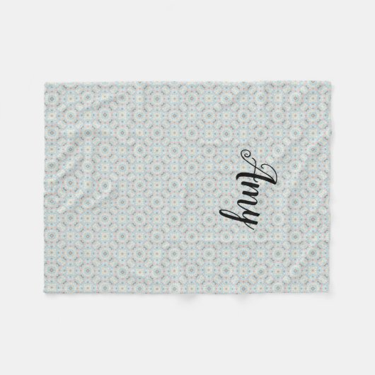  rugzak voor Seashell Pattern Fleece Blanket (Voorkant (Horizontaal))