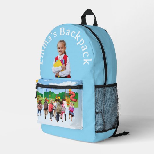 Rugzak voor terug naar school (Achterkant Hoek Rechts)
