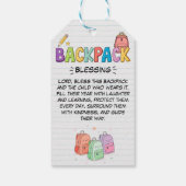 Rugzak Zegen Dubbelzijdige Label Cadeaulabel (Achterkant)