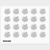 Rugzak Zegen Gebedssticker Ronde Sticker (Vel)