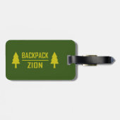 rugzak Zion Bagagelabel (Achterkant horizontaal)