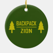 rugzak Zion Keramisch Ornament (Achterkant)