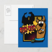 Ruh-Roh Scooby-Doo en een Ghost Briefkaart (Voorkant / Achterkant)