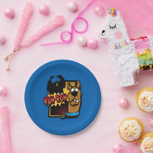Ruh-Roh Scooby-Doo en een Ghost Papieren Bordje (Feest)