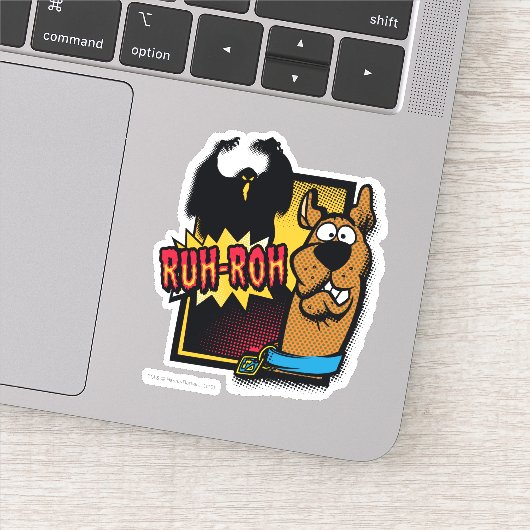 Ruh-Roh Scooby-Doo en een Ghost Sticker (Detail)