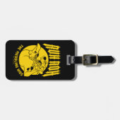 Ruh Roh Scooby-Doo Het bemoeizuchtige Kinder icoon Bagagelabel (Voorkant horizontaal)