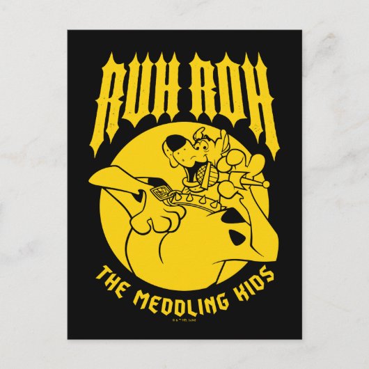 Ruh Roh Scooby-Doo Het bemoeizuchtige Kinder icoon Briefkaart (Voorkant)