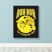 Ruh Roh Scooby-Doo Het bemoeizuchtige Kinder icoon Canvas Afdruk (Insitu (Houten vloer))