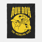 Ruh Roh Scooby-Doo Het bemoeizuchtige Kinder icoon Fleece Deken (Voorkant)