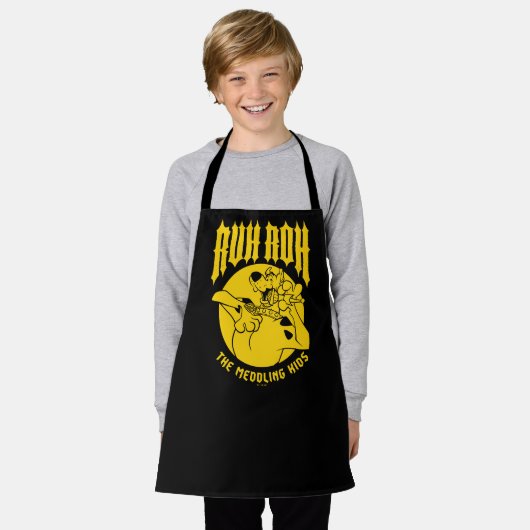 Ruh Roh Scooby-Doo Het bemoeizuchtige Kinder icoon Schort (Gedragen)