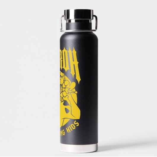 Ruh Roh Scooby-Doo Het bemoeizuchtige Kinder icoon Waterfles (Achterkant)