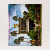 Ruhl House Galveston. Kerstgroeten Legpuzzel (Verticaal)