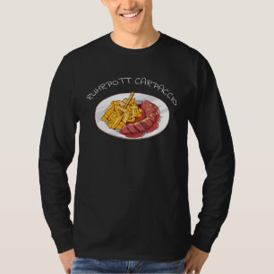 Ruhrpott Carpaccio I Currywurst MIT Chips Love T-shirt