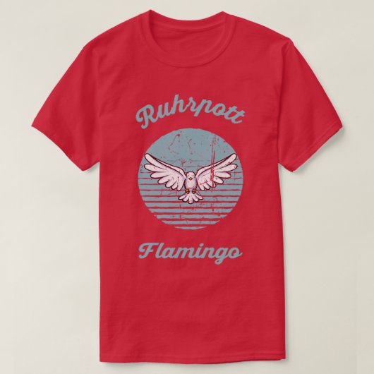 Ruhrpott Flamingo 4 T-shirt (Design voorkant)