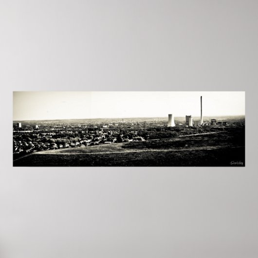 Ruhrpott Panorama Poster (Voorkant)