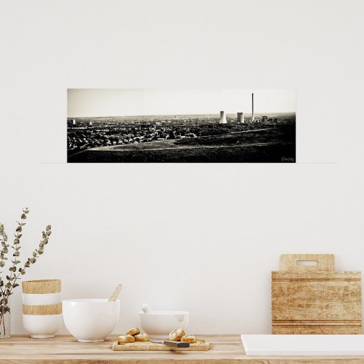 Ruhrpott Panorama Poster (Keuken)