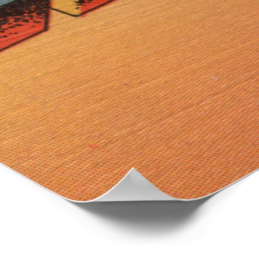 Ruidoso, New Mexico - Grote Letter-scènes Poster (Hoek)