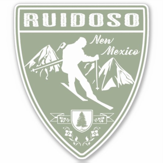 Ruidoso New Mexico Sticker (Voorkant)