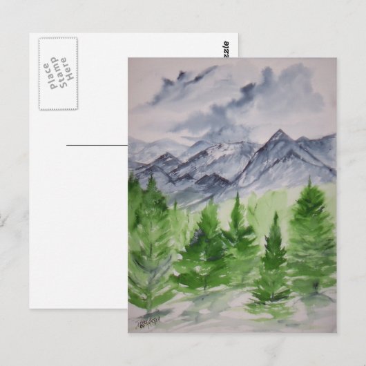 Ruidoso NM Briefkaart (Voorkant / Achterkant)