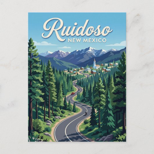 Ruidoso USA Briefkaart (Voorkant)