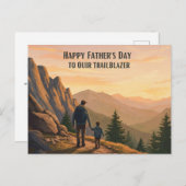 Ruig berglandschap voor Vaderdag Briefkaart (Voorkant / Achterkant)