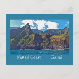 RUIGE EN SCHONE NAPALI-KUST/KAUAI,HAWAII BRIEFKAART