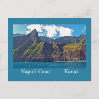 RUIGE EN SCHONE NAPALI-KUST/KAUAI,HAWAII BRIEFKAART