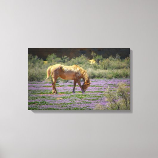 Ruik de bloemen, canvas afdruk (Voorkant)