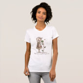 Ruik de bloemen - Gericht T-shirt (Voorkant volledig)