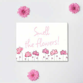 Ruik de Bloemen Inspirerend Positieve Post-its Post-it® Notes