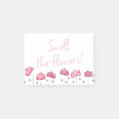 Ruik de Bloemen Inspirerende Positieve Post-its Post-it® Notes (Voorkant)