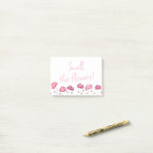Ruik de Bloemen Inspirerende Positieve Post-its Post-it® Notes (Op bureau)