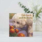 Ruik de Bloemen Kaart (Staand voorkant)