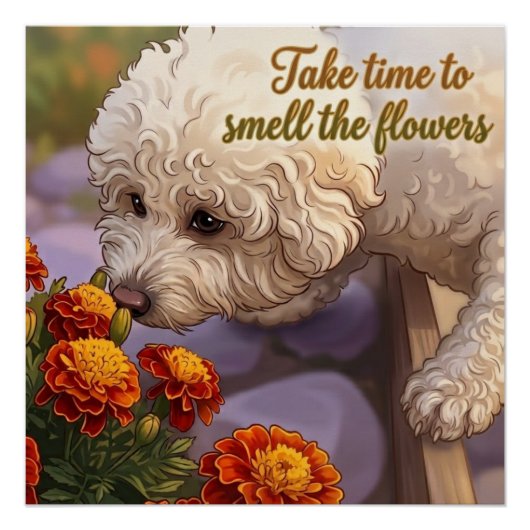 Ruik de Bloemen Perfect Poster (Voorkant)