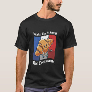 Ruik De Croissants Croissant Liefhebber Frans Geba T-shirt