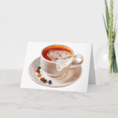 Ruik de Kaart van de koffieverjaardag (Voorkant)