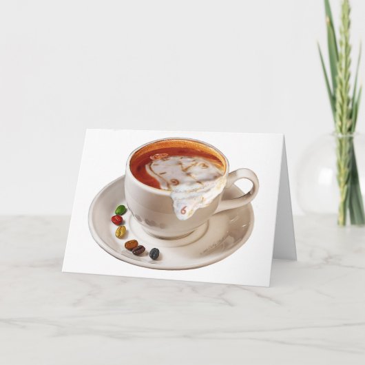 Ruik de Kaart van de koffieverjaardag (Voorkant)