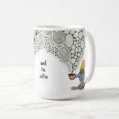 Ruik de koffie mok (Voorkant rechts)