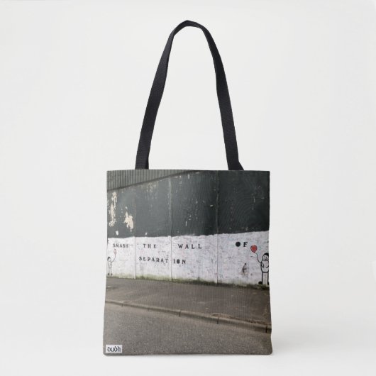Ruik de muur tote bag (Voorkant)