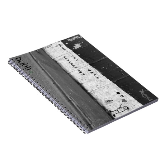 Ruik de muur van scheiding notitieboek (Rechterzijde)