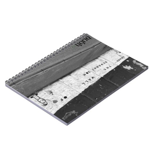 Ruik de muur van scheiding notitieboek (Linkerzijde)