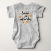 Ruik de patriarchie! Baby Bodysuit (Achterkant)
